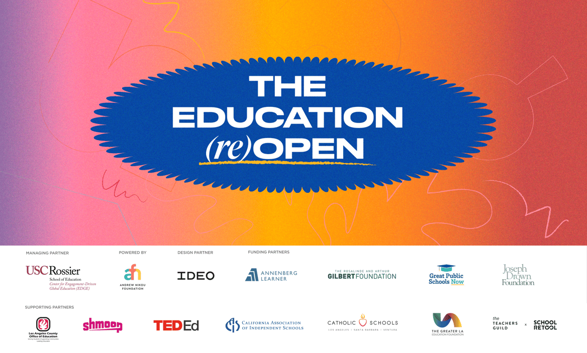 The Education (Re)Open with all partner logos